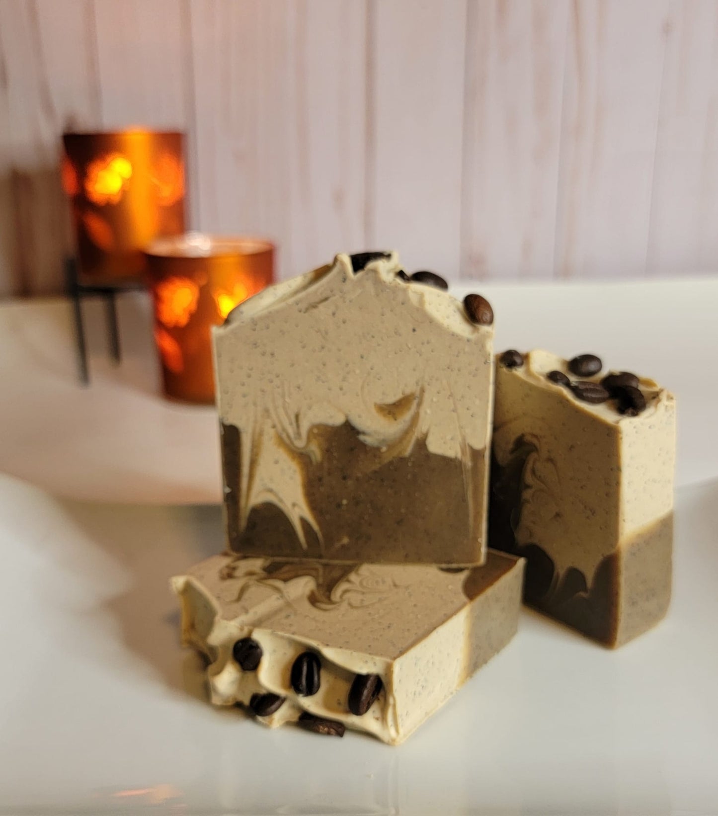 "Café à Paris" Artisan coffee Scrub Soap - All Skin types