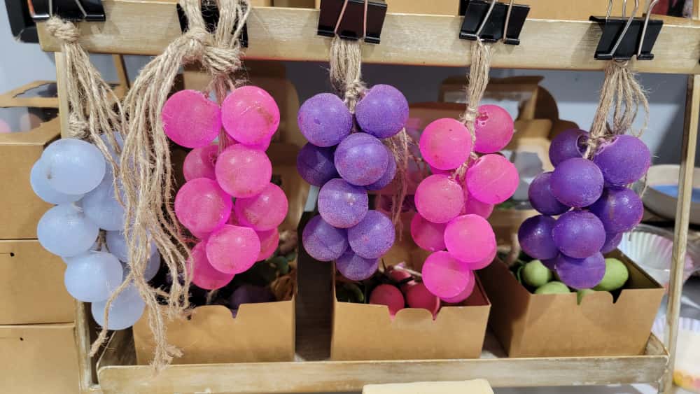Aloe Vera and Glycerin Grape Soaps