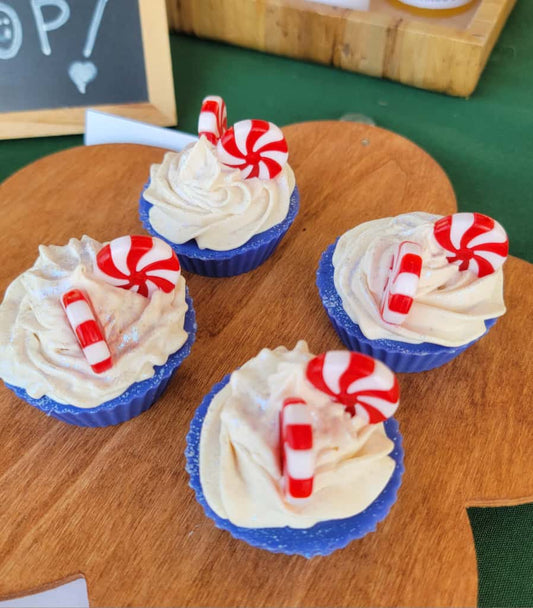 Blue Candy Mini Cupcakes