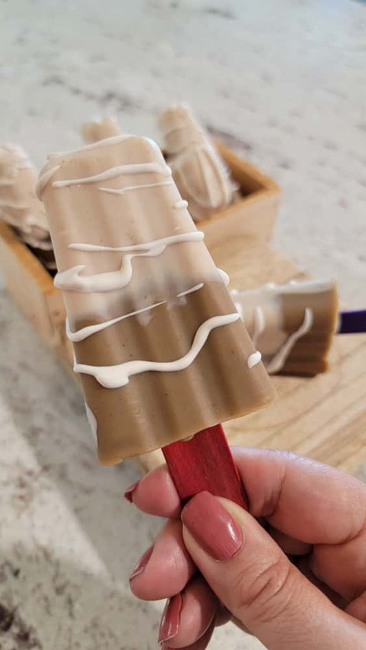 Chocolate and Vanilla Popsicles