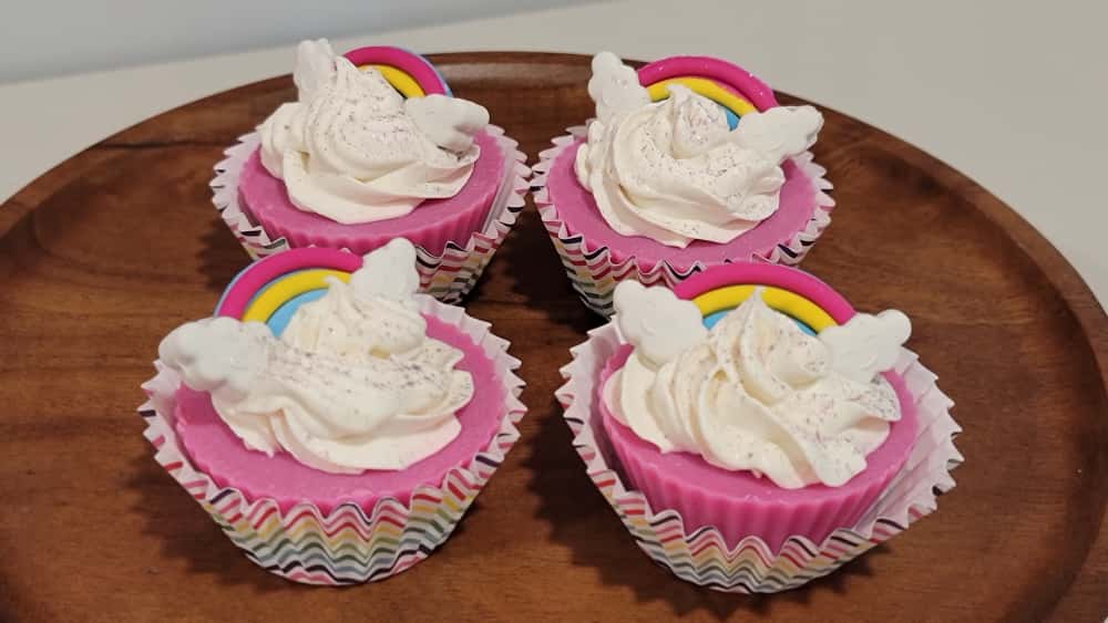 Rainbow Cup Cakes