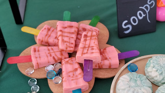 Strawberry Popsicles Soaps